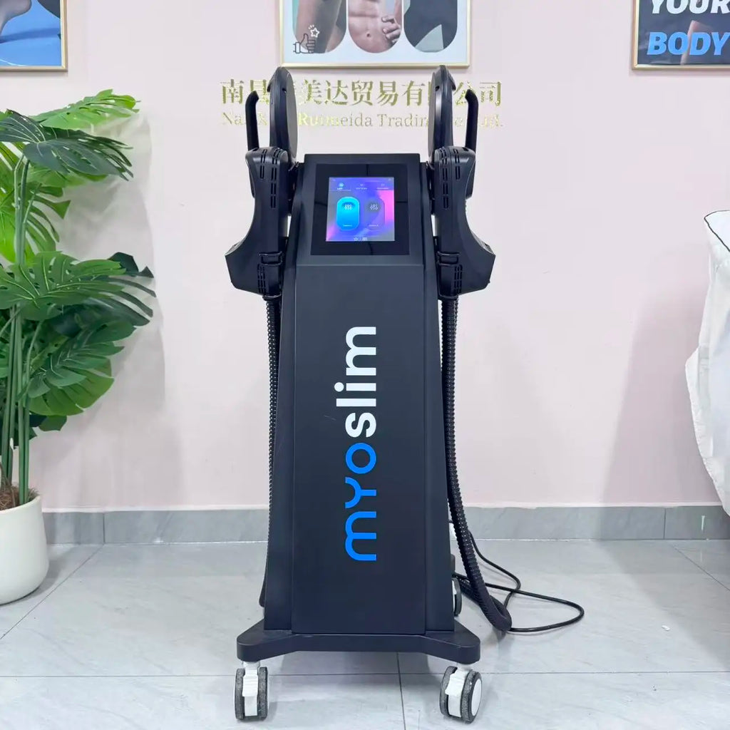 Máquina de Escultura Corporal MYOslim 6500W EMS - Terapia Electromagnética para Adelgazar Grasa y Estimular Músculos para Fitness y Moldeamiento Corporal