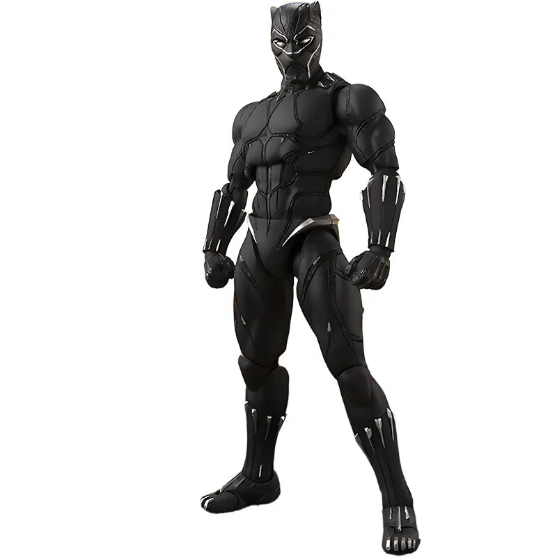 BANDAI Original S.H.Figuarts vengadores: Infinity War Capitán América y Pantera Negra Anime figuras de acción juguetes para niños Navidad