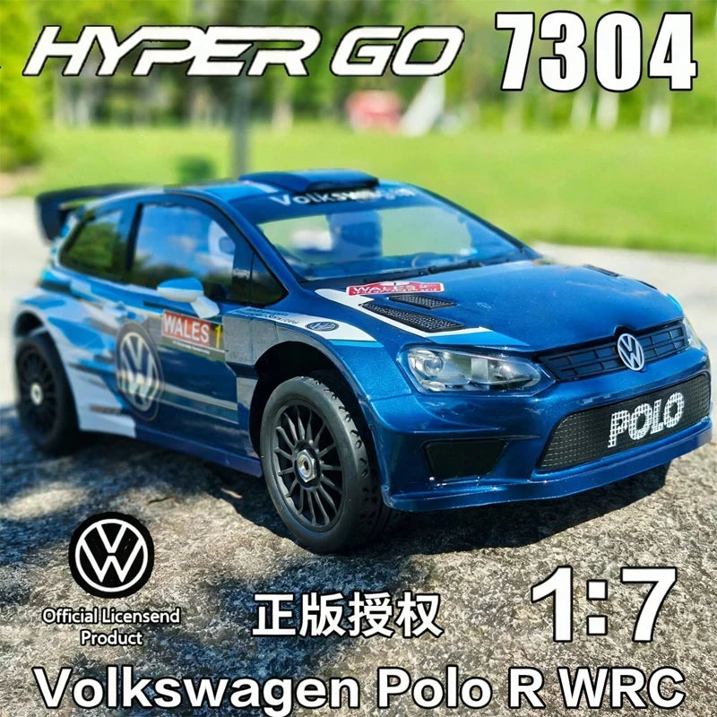 Auto a Control Remoto Hyper Go MJX 7304 WRC 7303 1/7, Auto de Derrape, Auto de Rally, Modelo de Auto de Rally con Tracción en las Cuatro Ruedas