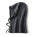 MERRILAMB-sombreros con capucha de Cachemira para mujer, gorro con cuello más cálido, diseño de anillo, gorro de cuello con capucha de punto grueso, gorro de Cachemira Unisex