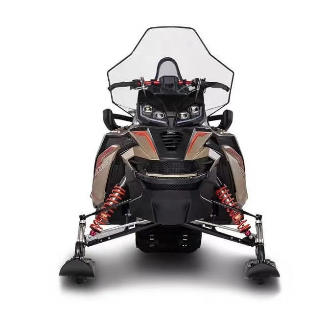 AODES SIBERIACROSS 1000 Moto de Nieve a Gasolina con Control Electrónico, Marcha Atrás, Freno de Disco Hidráulico, Scooter con Motor de 4 Tiempos y 1000cc