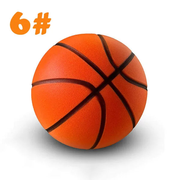 Baloncesto silencioso ranurado talla 7 #   6 #   5 #   Hombres/mujeres/niños Dribble en interiores práctica rebote silencioso suave bola de espuma sin aire sin ruidos