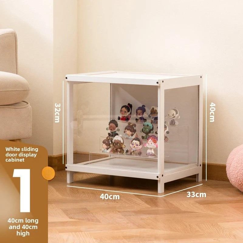 Vitrina expositora multifuncional para el hogar, caja transparente a prueba de polvo para modelos de juguete y figuras de colección (blind box)