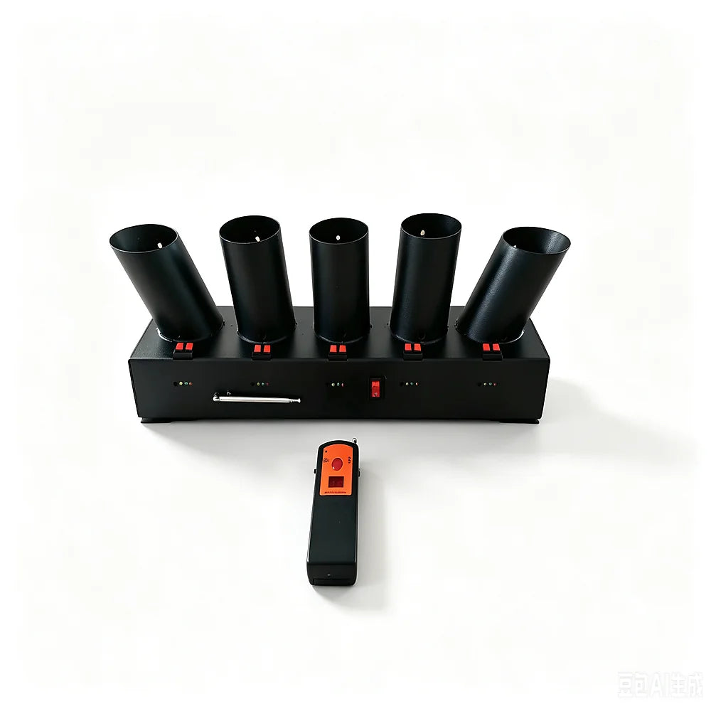 Máquina de chispas pirotécnicas frías con control remoto para bodas, fiestas, celebraciones al aire libre y revelación de género