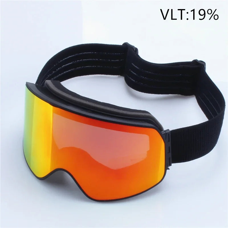 Gafas de esquí y snowboard para mujer y hombre, gafas de protección para esquiar, protección UV 400 contra la nieve, para usar sobre gafas, diseño cilíndrico, doble protección antivaho, modelo 2028.