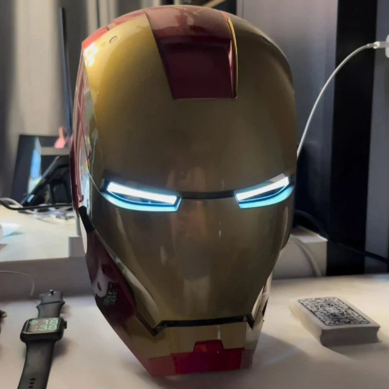 Iron Man Mk5 Mk7 Mk50 Mk17wearable Helmet With Electric Voice Remote Control Adult Collectible Role Playing Gift For Fans
