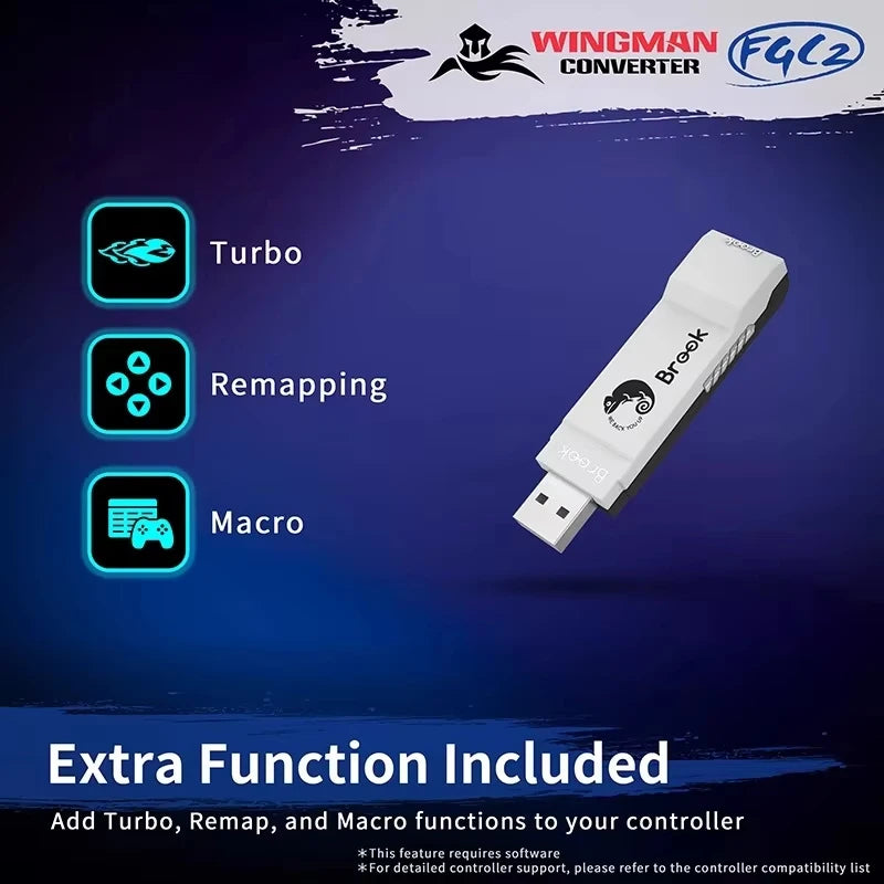 Convertidor nativo Wingman FGC 2 para PS5, compatible con Switch/PC/mandos Arcade Stick para PS5/PC Windows