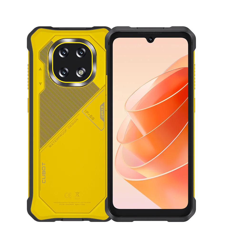 Cubot KingKong ES 5 Rugged Smartphone Android 16,6GB+128GB, 6.88" 120Hz Display, 7000mAh Battery, IP69K Waterproof, 64MP+16MP Camera, NFC, Fingerprint Face ID, SCT620 Octa-core Tough Outdoor Mobile Phone