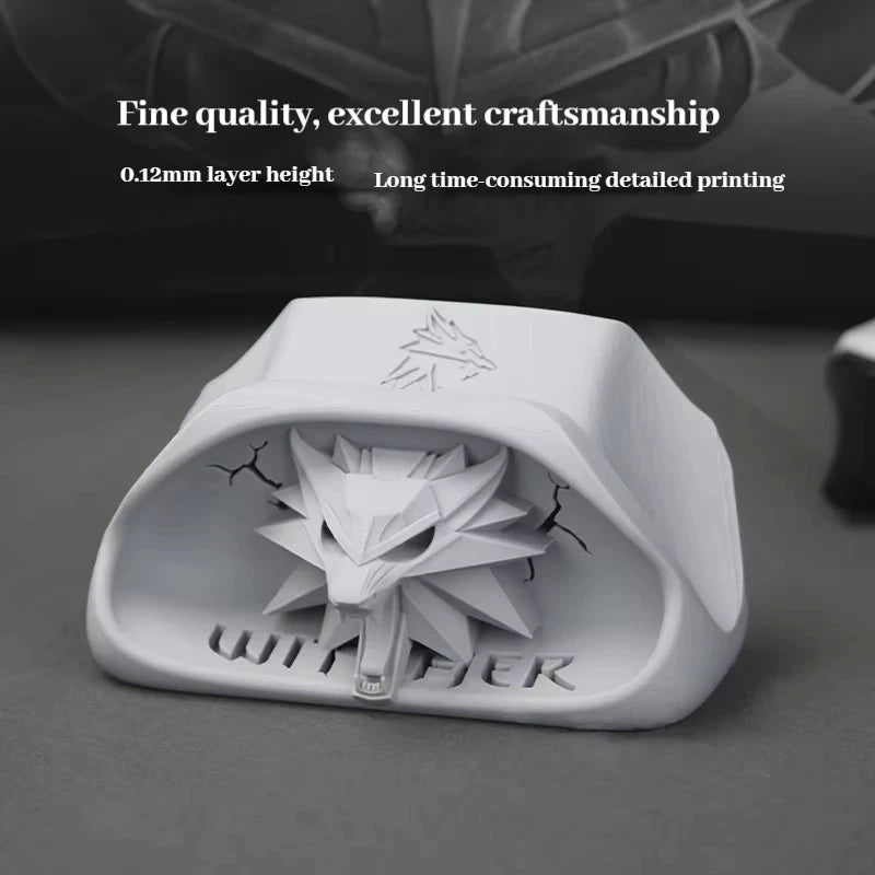Gran oferta, insignia de cabeza de lobo de mago, soporte de base para mando de juegos Xbox, periféricos, accesorios de ordenador, almacenamiento de escritorio