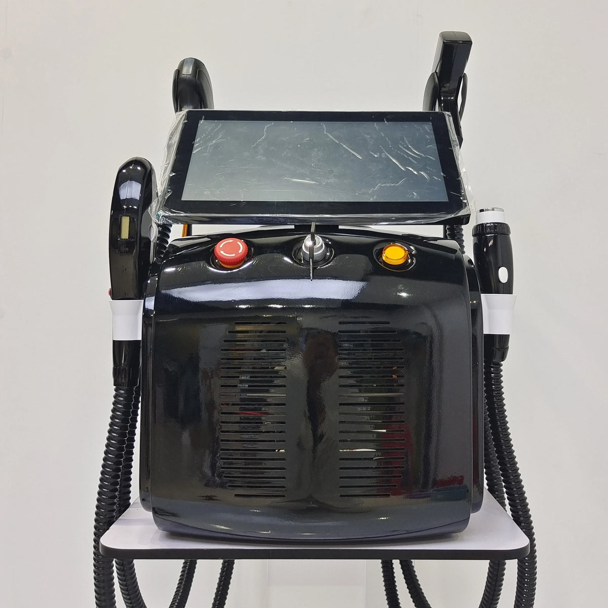 Depilación Láser de Diodo 4 en 1, Compresa de Hielo Indolora, Eliminación de Tatuajes con Picosegundos, Sistema de Enfriamiento Multifunción, RF4000W
