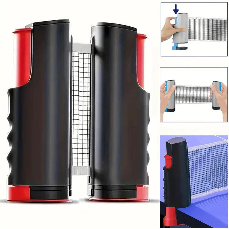 2026 Muy Popular Red de Tenis de Mesa Retráctil para Cualquier Lugar, Poste de Ping Pong de Repuesto, Accesorios y Equipos Deportivos para Ejercicio