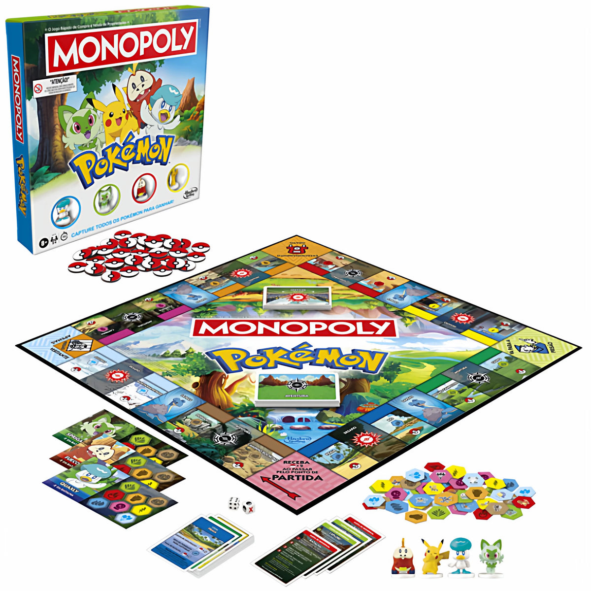Juego de mesa Monopoly Edición Clásica original de Hasbro, juego de estrategia de intercambio de propiedades para noches de fiesta en familia y reuniones de adultos