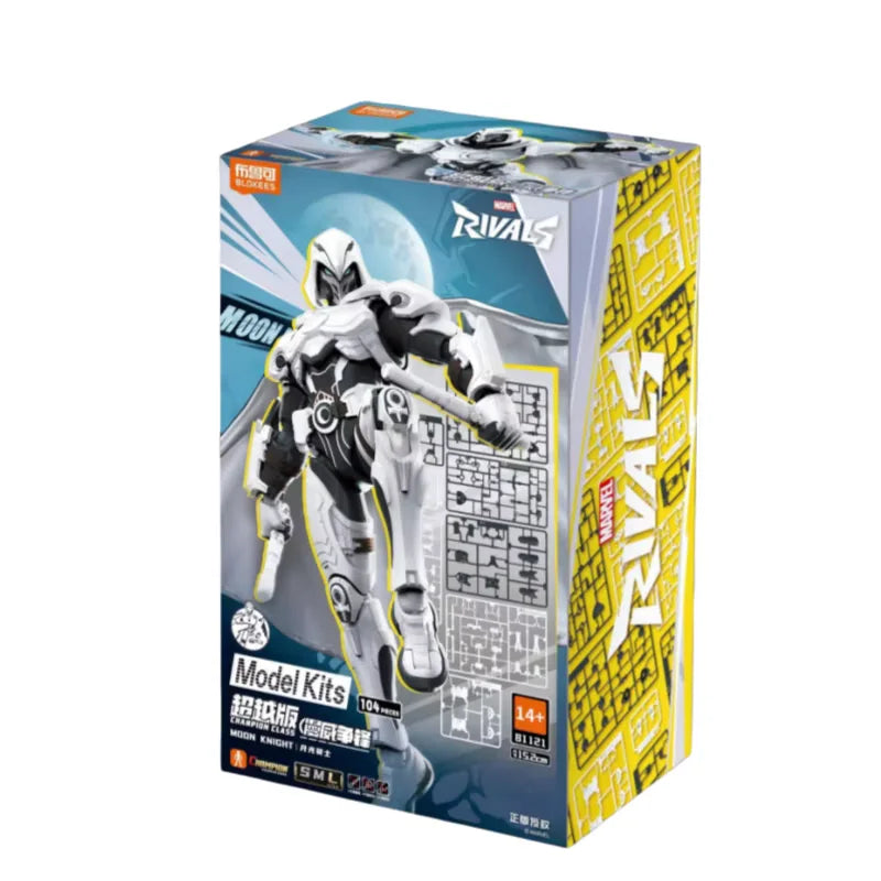 Nuevas figuras de acción Blokees Marvel Rivals Series Champion Class Invisible Woman y Jeff Landbound Shark, modelo articulado ensamblado, regalo