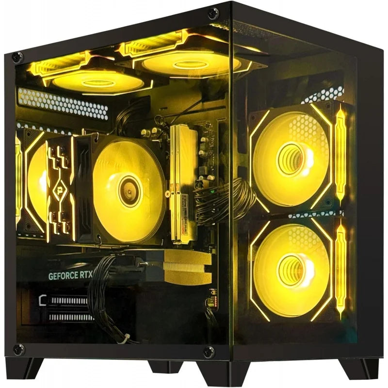 Computadora de Escritorio para Juegos, Pre-ensamblada, con Ryzen 7 5700X 3.4GHz, RTX5060 8GB GDDR7 DLSS4, 32GB DDR4 RAM 3200MHz, 1TB NVME