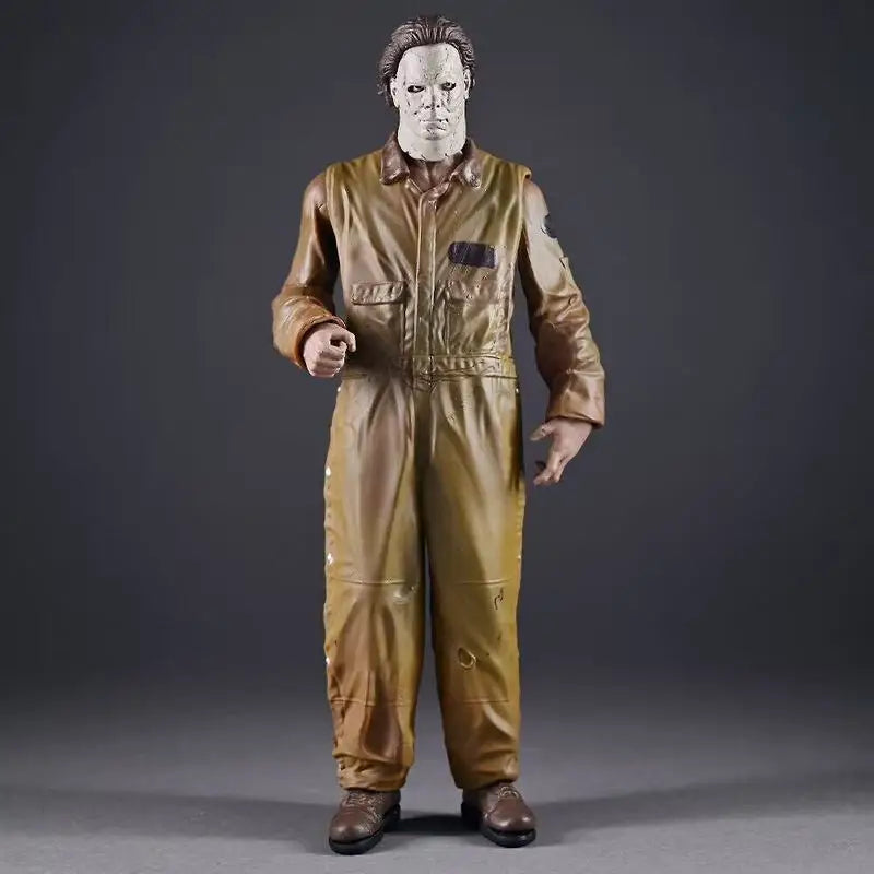 Figura de acción de Michael Myers de Halloween de 8 pulgadas, segunda generación, brazos articulados, modelo de terror coleccionable para coleccionistas adultos