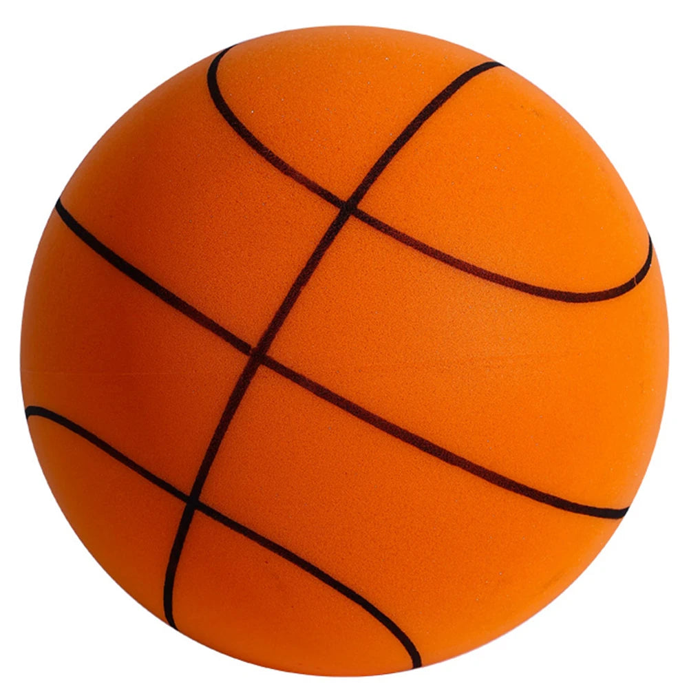 Baloncesto silencioso que rebota para niños, baloncesto silencioso exprimible, pelota silenciosa para interiores, baloncesto de espuma, fútbol de rebote