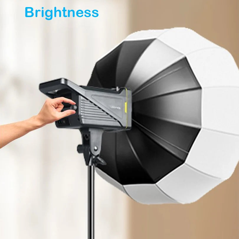 Luz de vídeo con montaje en V de 200W con Control inalámbrico CRI 95+ 2700K-6500K 220V lámpara solar lámpara Bowens COB fotografía interior y exterior