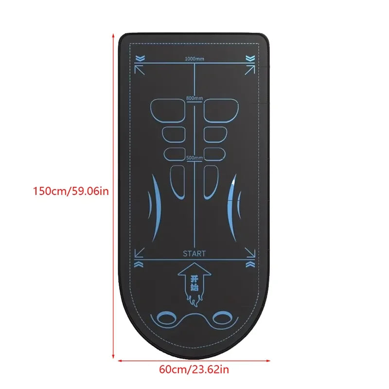 Estera de Yoga para placa Abdominal, rueda de rodillo Ab, amortiguador antideslizante para Yoga, ejercicio silencioso, entrenamiento de Pilates en el suelo para mujeres y hombres