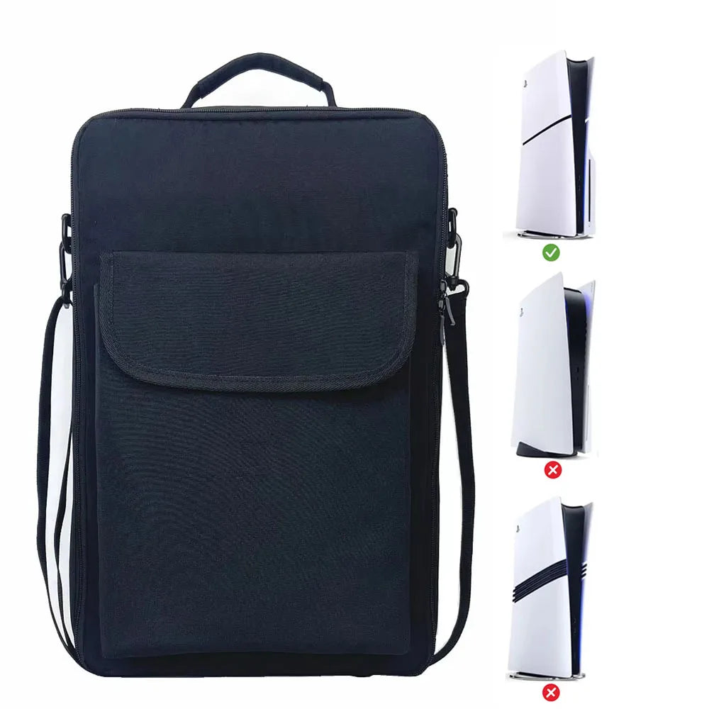 Nueva funda de transporte portátil para PS5 Slim, mochila protectora con bandolera para accesorios de juegos Playstation 5 Slim