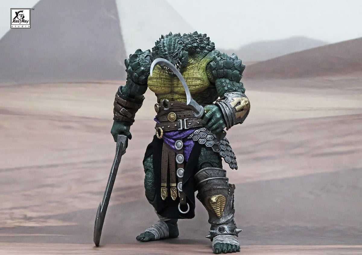 ¡En stock! Xesray Studio, serie Combatants‑Fight for Glory 022, The Crocodile Man Tukhoris, «Sobek's Jaws», figura de acción a escala 1/12.