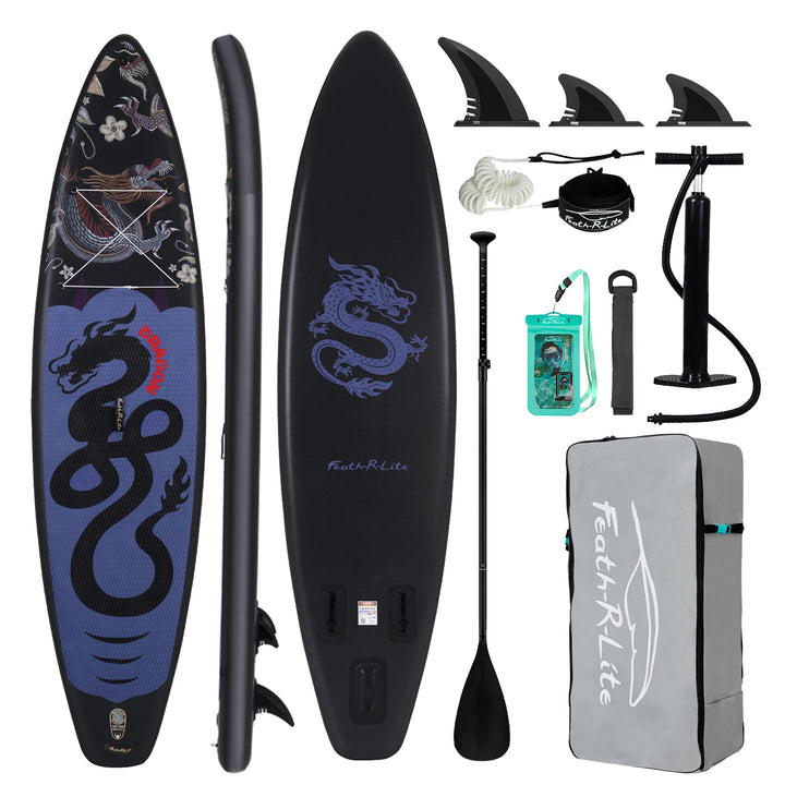 Tabla de Paddle Inflable Ultraligera Funwater, 350*84*15cm, Yoga Acuático para Adultos, Pesca, Surf de Viaje, Tabla de Paddle Antideslizante, Deportes Acuáticos - Paddleboard-FR17U