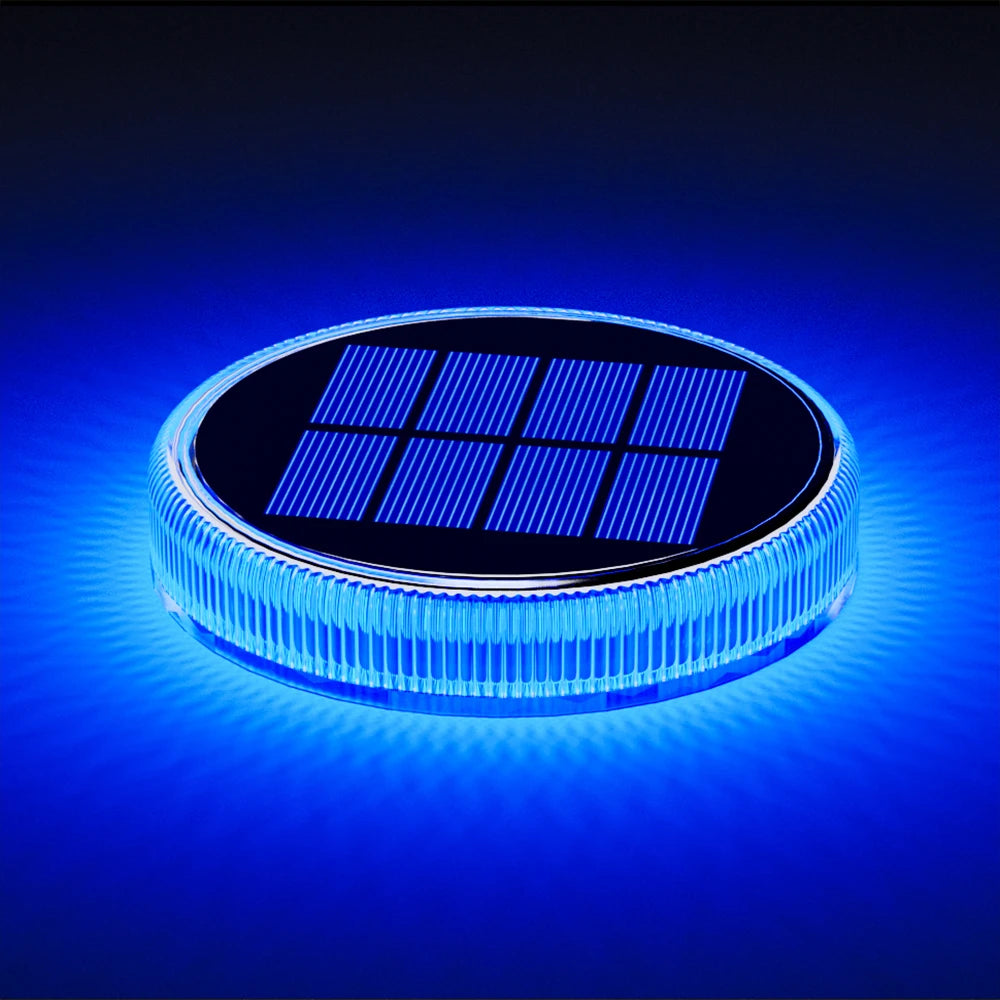 Luces LED solares para cubierta de exterior IP68, iluminación impermeable para jardín, iluminación de paso, encendido/apagado automático, escaleras, Patio, camino, valla, lámpara de pared