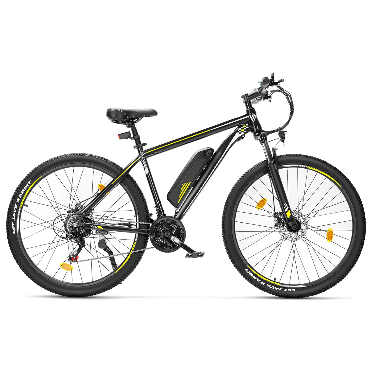 Bicicleta eléctrica de montaña Foride U1 con neumáticos todoterreno de 29", batería extraíble de 36V/13Ah, motor de 250W, autonomía máxima de 65 km, frenos de disco y freno electrónico, neumáticos de caucho con cámara.