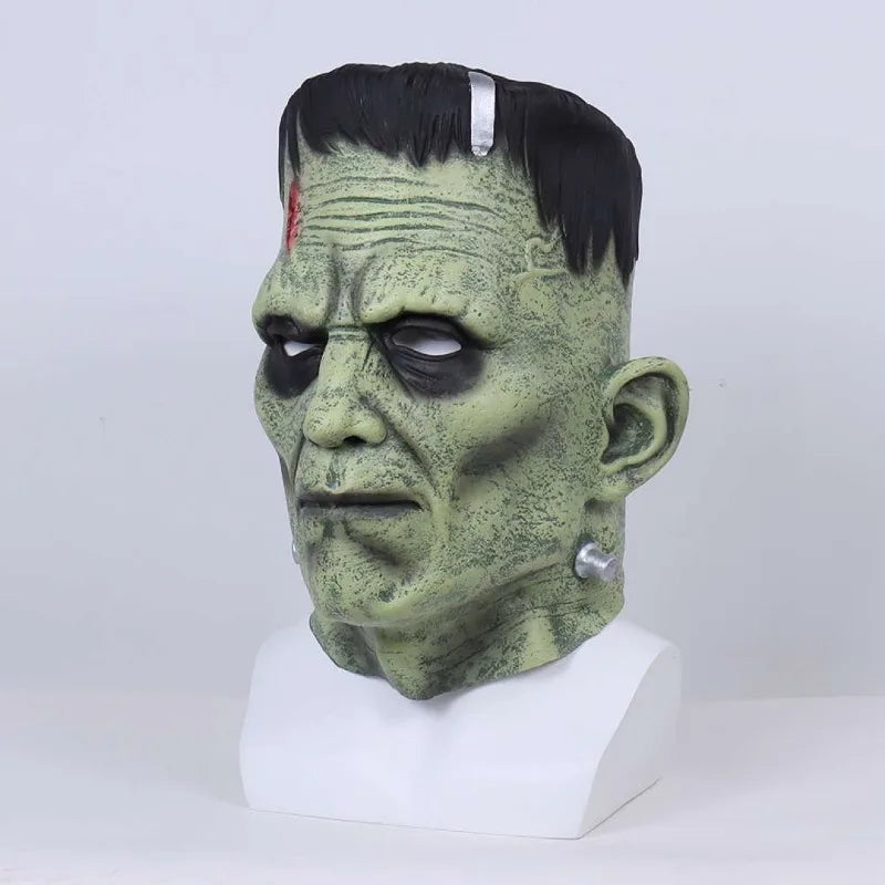 Halloween Horror Monster Latex Mask Realistic Full Head Cosplay Mask For Adult Masquerade Haunted House Dress Up Party Supplies