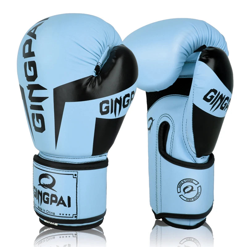6oz 10oz 12oz hombres mujeres guantes de boxeo transpirable fitness saco de boxeo guante kick boxing MMA guante Muay Thai guantes de patada Protecto