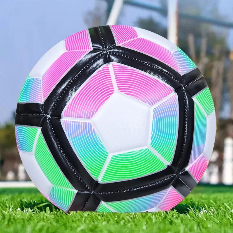 Balones de Fútbol 2024, Tamaño Profesional 5 y 4, Alta Calidad, PU Suave, Sin Costuras, para Deportes al Aire Libre, Liga, Entrenamiento, Partido