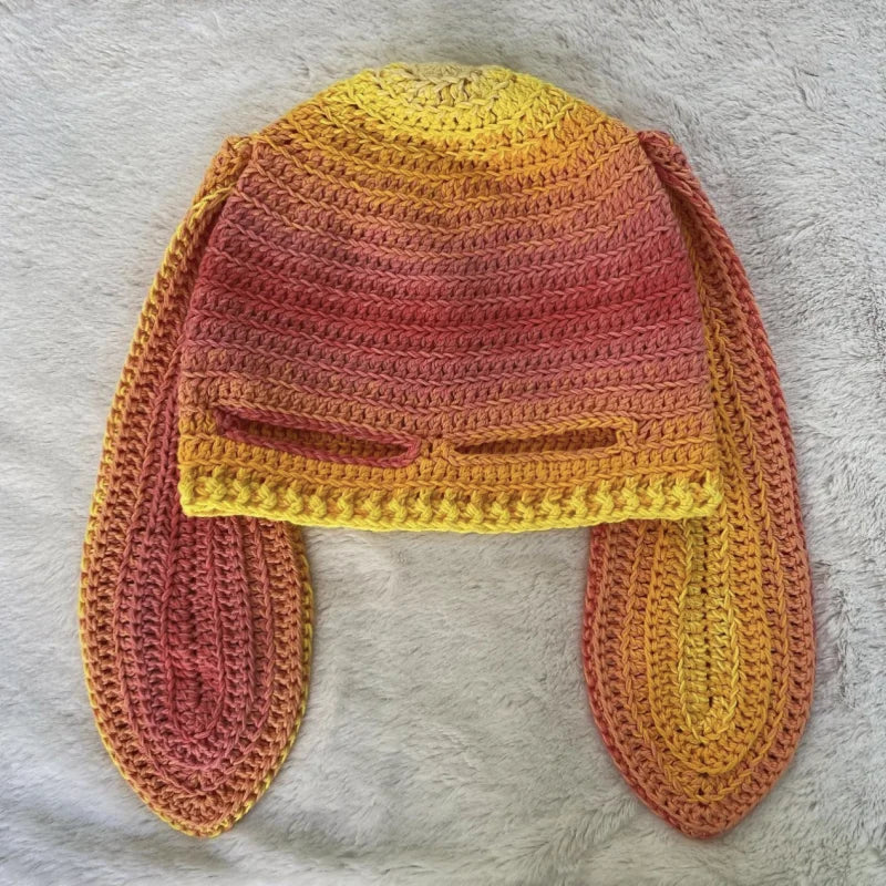 Gorro de orejas de animales de dibujos animados para niñas, máscara a prueba de viento, gorro de Snowboard cálido de invierno, Cosplay de Halloween