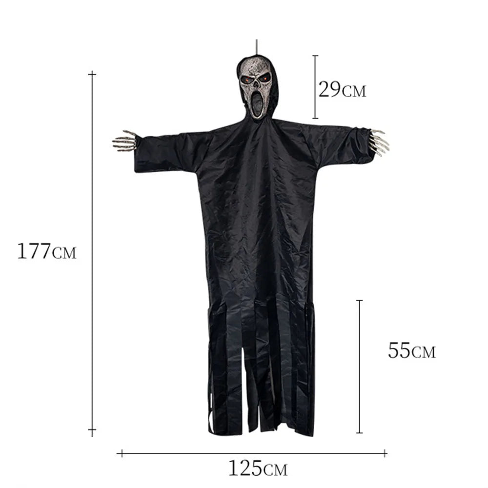 Espantapájaros colgante de Halloween, fantasma divertido, gran tamaño, Festival, Handiworks para exteriores