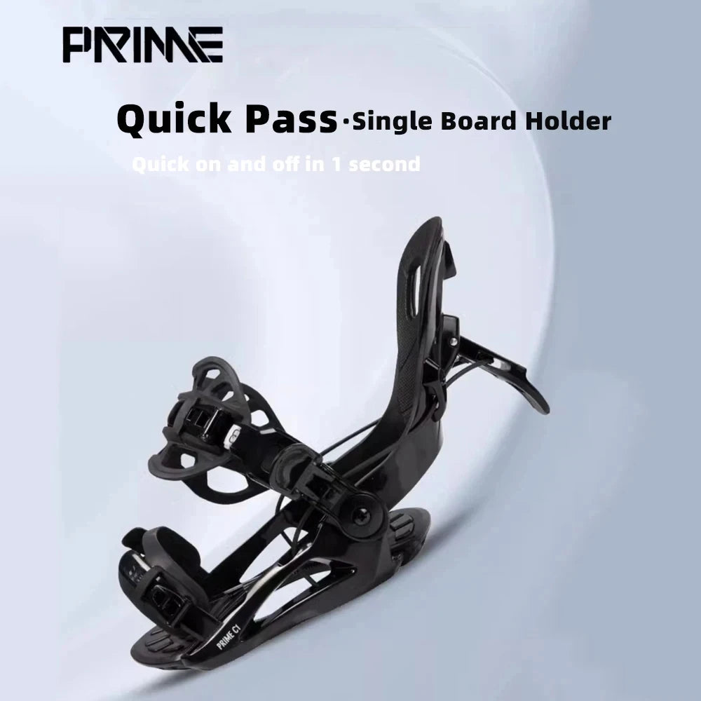 Clips para snowboard de liberación rápida, fijaciones para snowboard