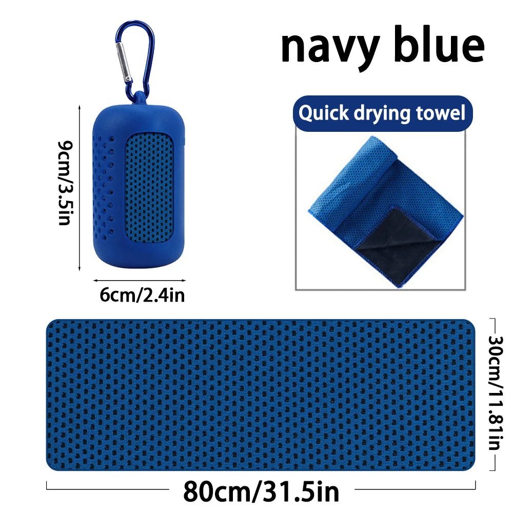 Toalla de microfibra deportiva de secado rápido, toalla súper absorbente para acampar, súper suave y ligera, para gimnasio, natación, Yoga, playa, nuevo