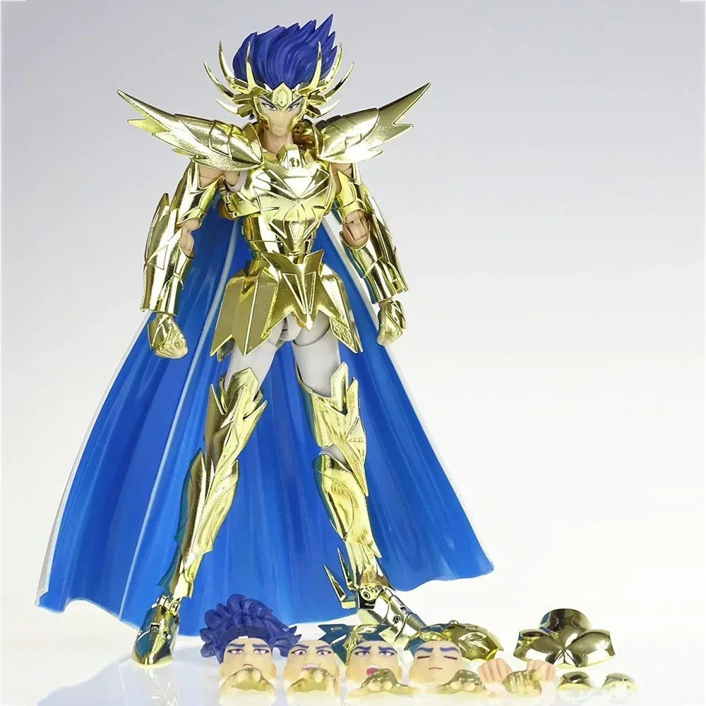 En stock: Figuras de acción de los Caballeros de Oro de Saint Seiya Myth Cloth EX: Capricornio Shura / Leo Aiolia / Aries Mu / Libra Dohko / Virgo