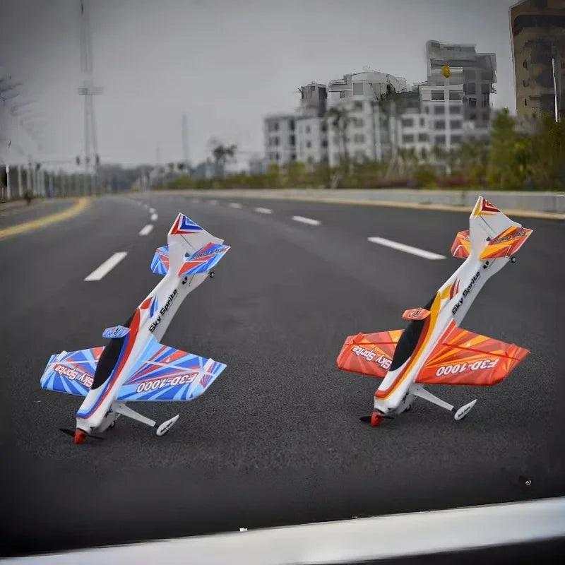 Avión a Escala de Ala Fija Sky Sprite RC, Envergadura de 1000 mm, 15E, Acrobacias 3D, Material EPO, para Aficionados a la Radiocontrol