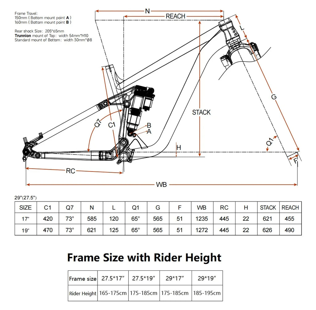 Bicicleta de montaña TWITTER HD de 27.5/29 pulgadas, recorrido de 150 mm, ENDU150 M6100/NX-12S AM, bicicleta de montaña de aluminio con doble suspensión y horquilla de aire/aceite
