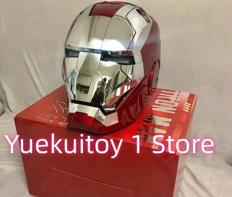 Casco de Iron Man Mk5 Mk50 Mk17 Recién Mejorado, Edición de Colección, Regalo para Coleccionistas