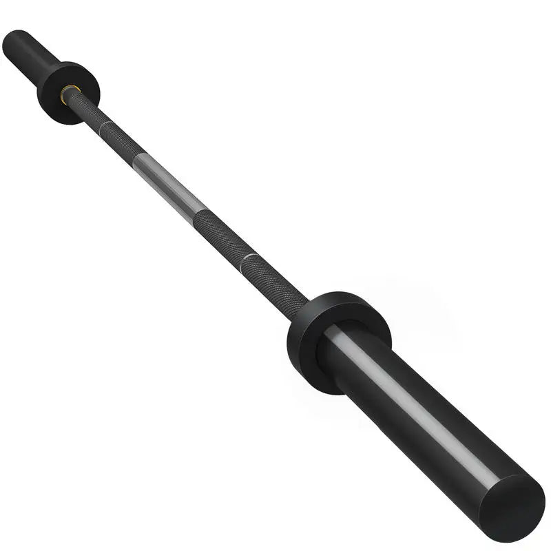 Barra de pesas, 180 cm, barra olímpica, acero, capacidad de carga de 200 kg, color negro