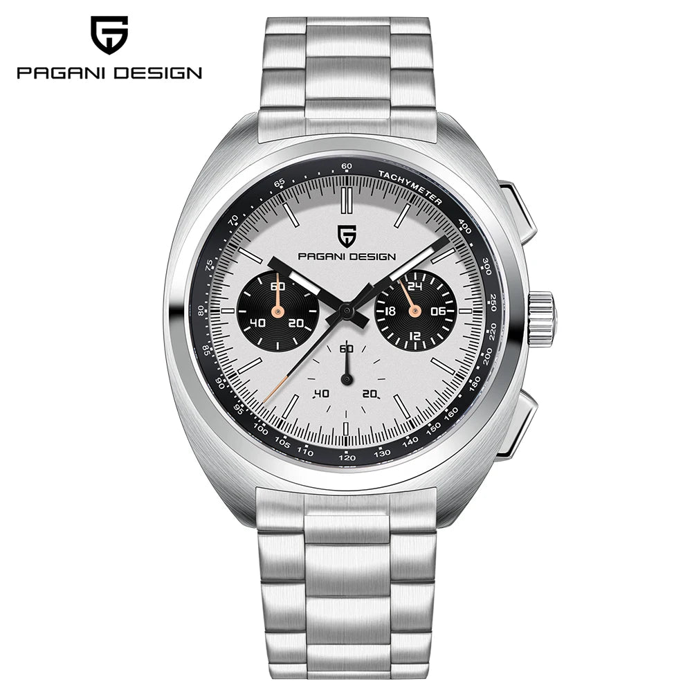 PAGANI DESIGN 2026 New Men's Watches Luxury Quartz Wrist Watch For Men Sapphire Speed Chronograph Retro Dial Clock Reloj Hombre