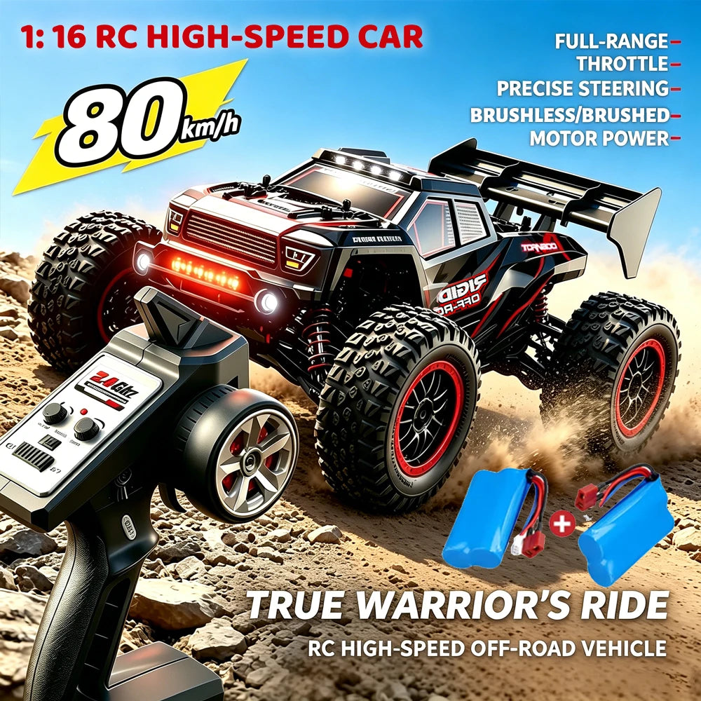Coche teledirigido WLtoys SG316PRO/SG316Max 1:16, coche de carreras RC todoterreno de grado hobby, sin escobillas/con escobillas, 2.4G, 80 km/h, coche RC de alta velocidad, juguete de regalo