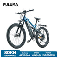 PULUMA PH001 1000W Motor 48V20Ah Battery Ebike Mountain Electric Bicycle with Torque Sensor & Throttle,