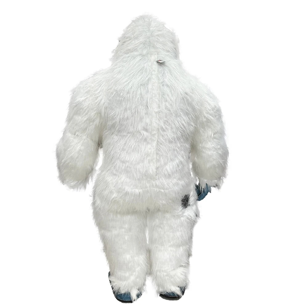 Disfraz Inflable de Monstruo de Nieve SAYGO, Mascota para Desfiles, Disfraz de Personaje para Adultos, Cosplay, Cumpleaños, Halloween, Fiesta, Traje de Peluche