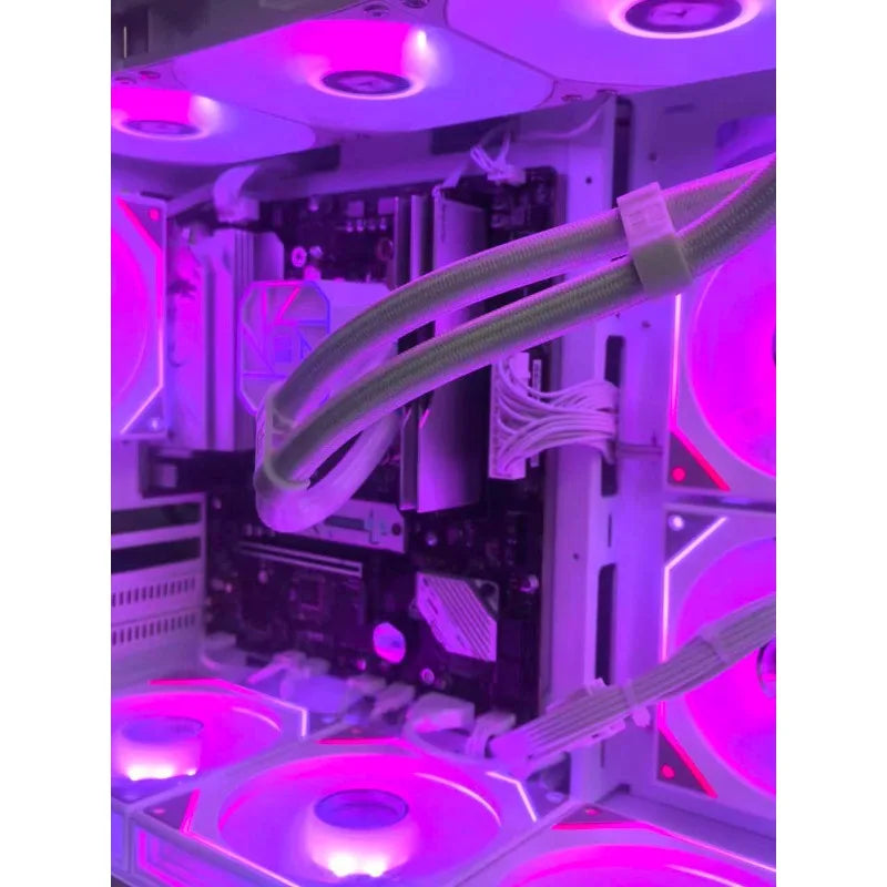 Computadora de escritorio 9600X/5060, modelo "White Sea View Room", máquina de ensamblaje para juegos de e-sports.