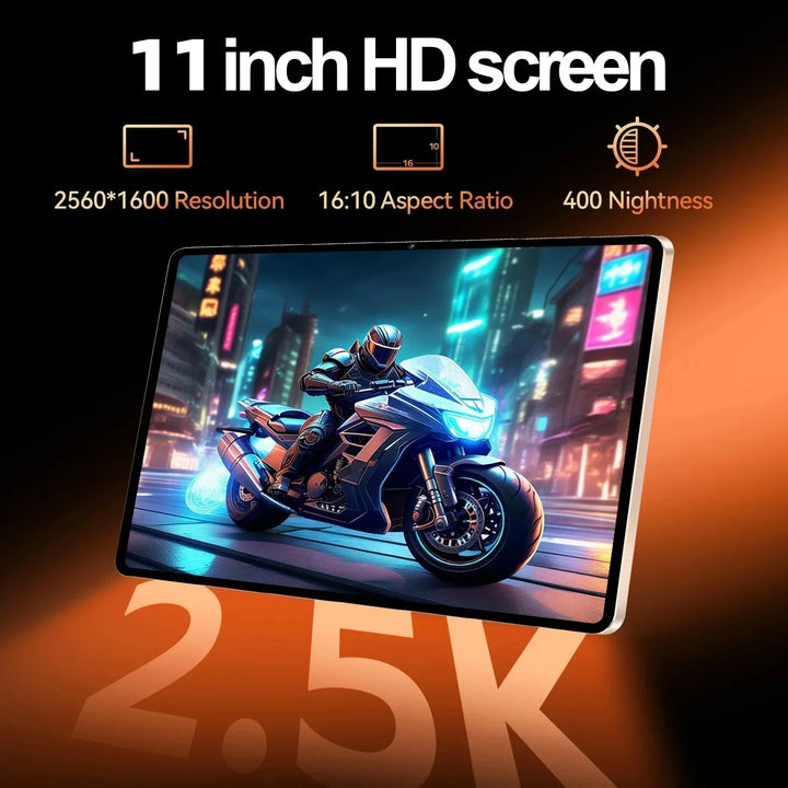 Tablet PC 2026 Último Modelo Global con Android 15, Snapdragon 8 Gen3, Pantalla de 11 Pulgadas con Luz Suave, S27 Ultra, WiFi, GPS, WPS, 5G