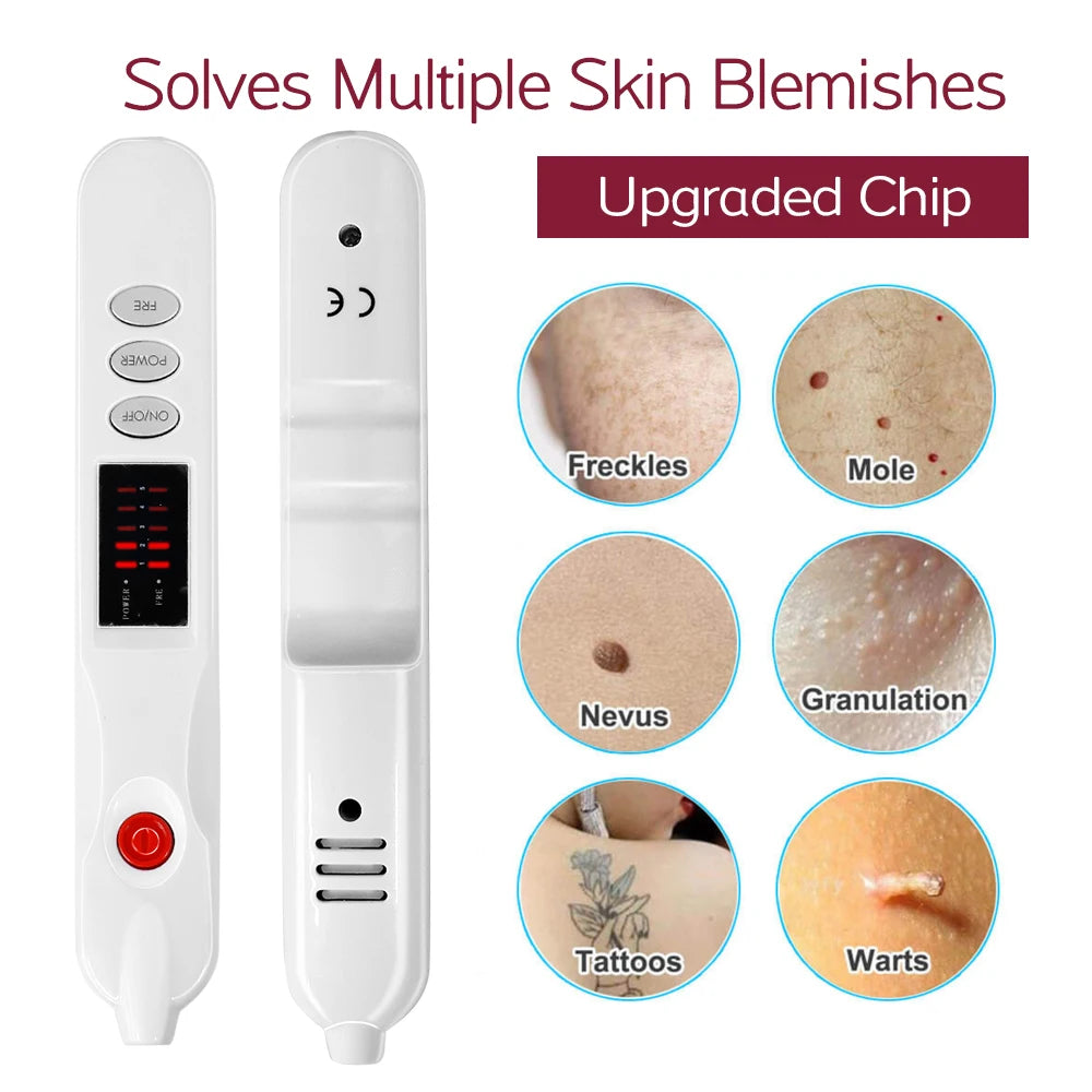 Lápiz Eléctrico Micro-Iónico para el Cuidado de la Piel: Eliminación de Manchas, Pigmentación, Lunares, Pecas y Tatuajes en la Zona del Ojo y Superficies Sensibles
