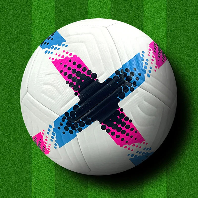 Pelotas de fútbol más nuevas, tamaño estándar 5, Material PU, alta calidad, juego oficial al aire libre, entrenamiento de fútbol, fútbol sin costuras