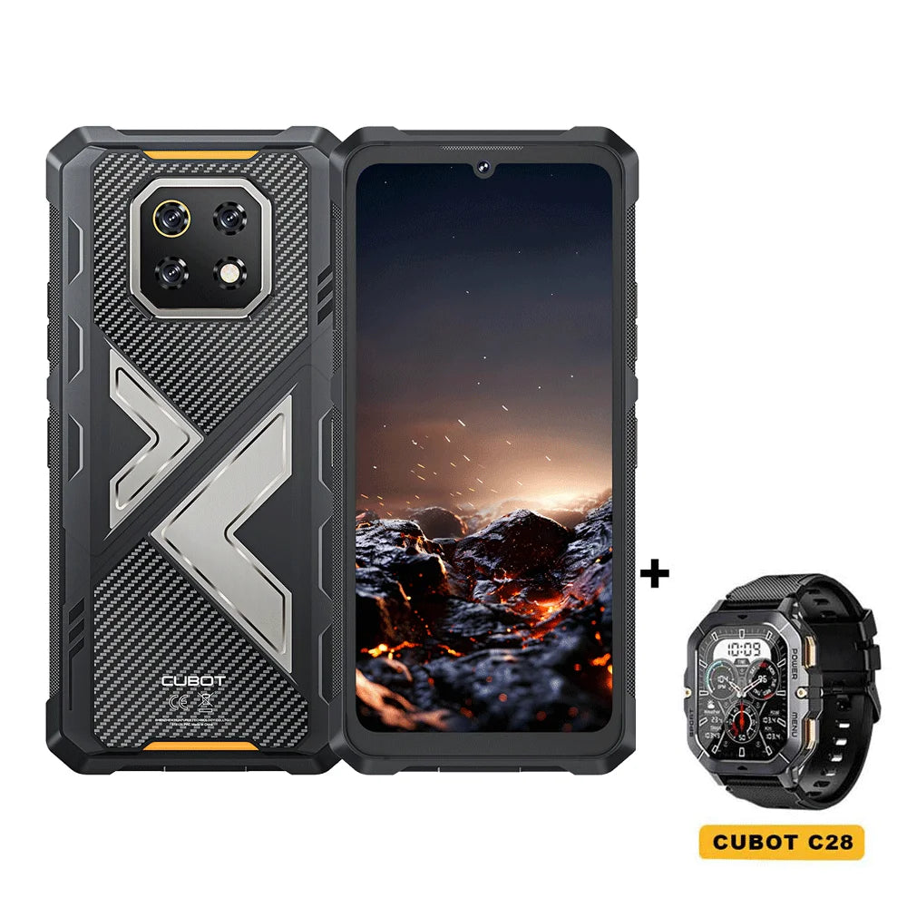 Smartphone resistente y delgado Cubot KingKong ES 3 Android 15, batería de 10200mAh, 16GB de RAM (6+10), 256GB de ROM, pantalla de 6,745 pulgadas a 120Hz, NFC