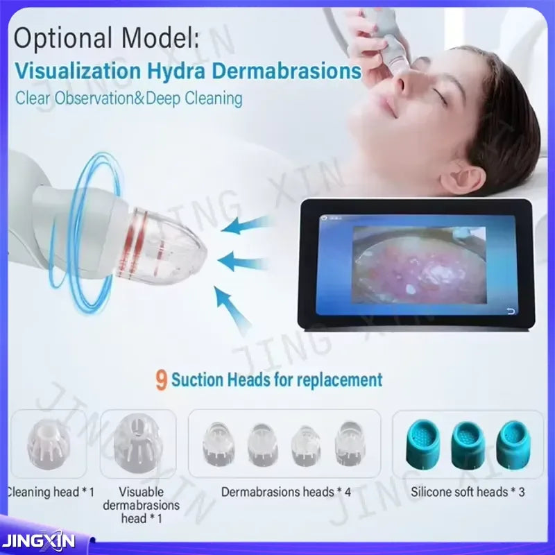 Máquina coreana 6 en 1 de hidrodermoabrasión, microdermoabrasión con punta de diamante, cepillo de limpieza facial, dispositivo para el cuidado de la piel y lifting facial