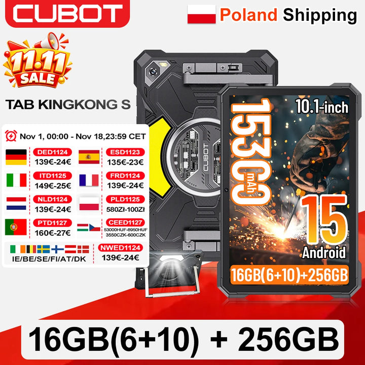 [Envío desde Polonia] Tablet Cubot TAB KingKong S de 10.1&